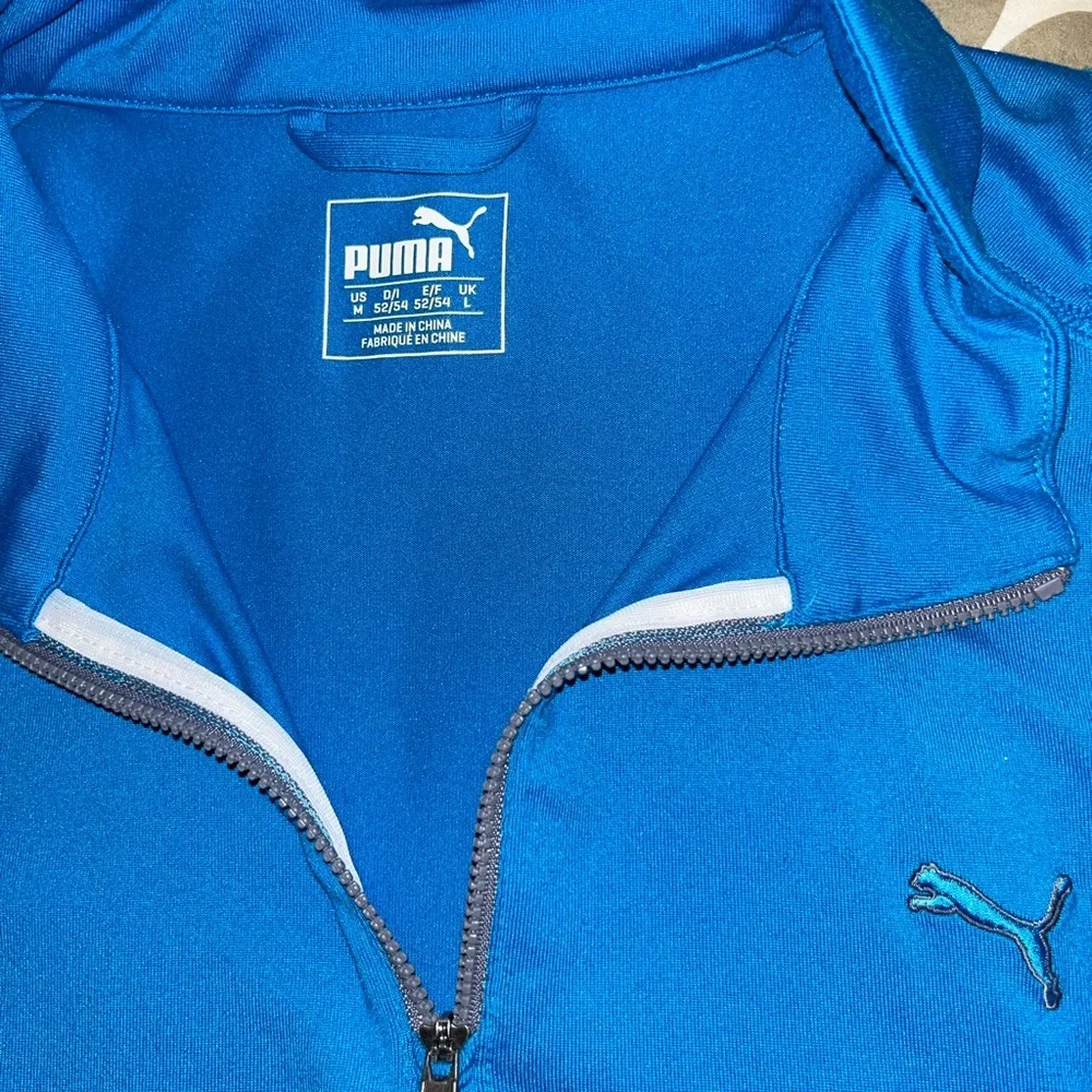 Puma 3/4 zip Pullover - Med - Picture 2 of 2